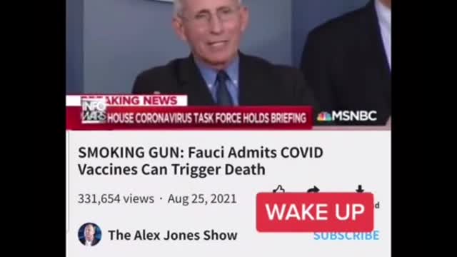 Fauci Admits Covid Vaccine Can Trigger Death