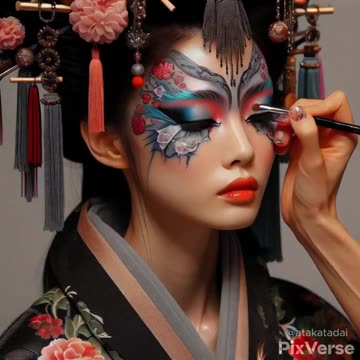 AI Kimono Fashion Show