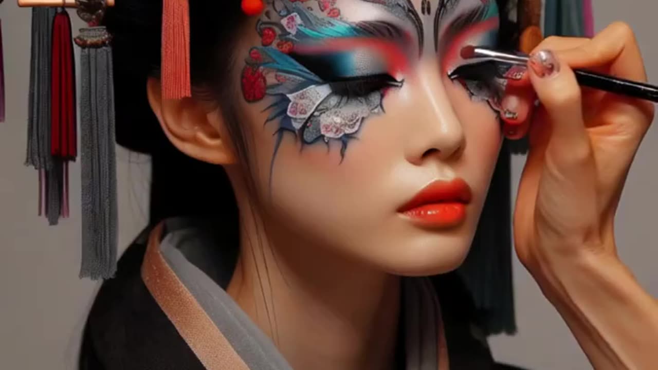 AI Kimono Fashion Show
