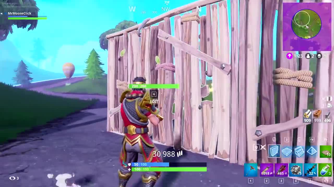 Using Impulse Grenade to Troll Enemies in Fortnite!