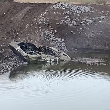 Destroyed BMP-2 APU at one of the crossings