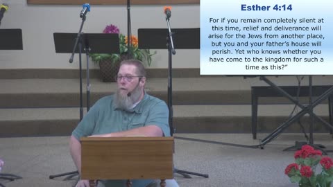 Sunday Sermon at Moose Creek Baptist Church 5-28-2023