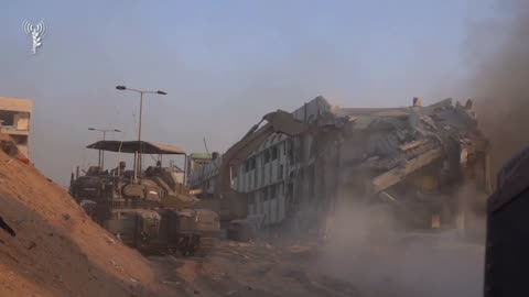 Israeli army during a sweep of the Gaza Strip.