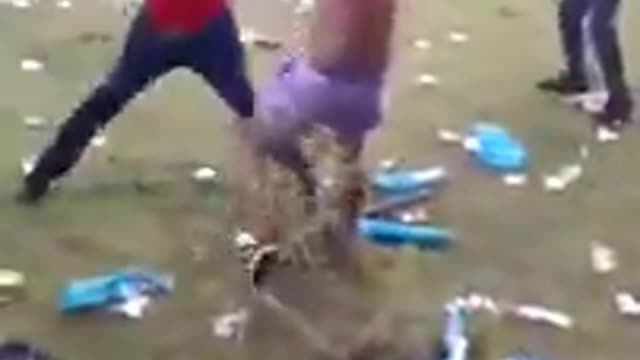 drunk guy fights for nothing