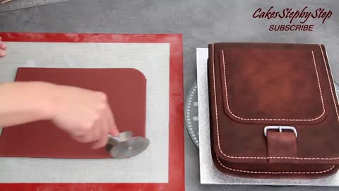 Chocolate bag cake 3D