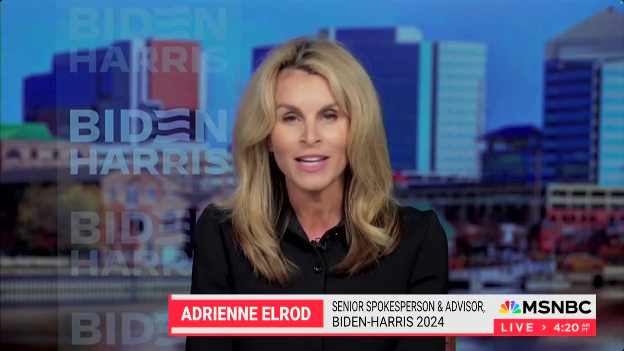 Biden campaign spokesman Adrienne Elrod dismisses cognitive decline scandal as an "obsession."