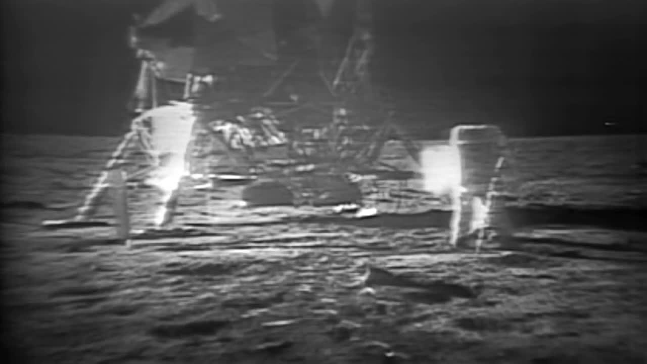 Apollo 11 moon walk