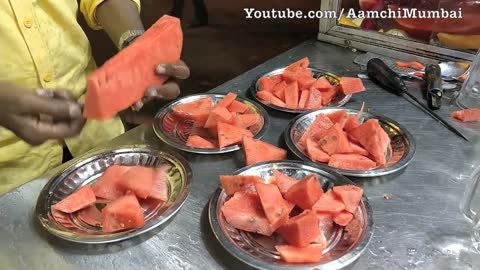 FRUIT NINJA of INDIA | Amazing Fruits Cutting Skills | Indian Street Food