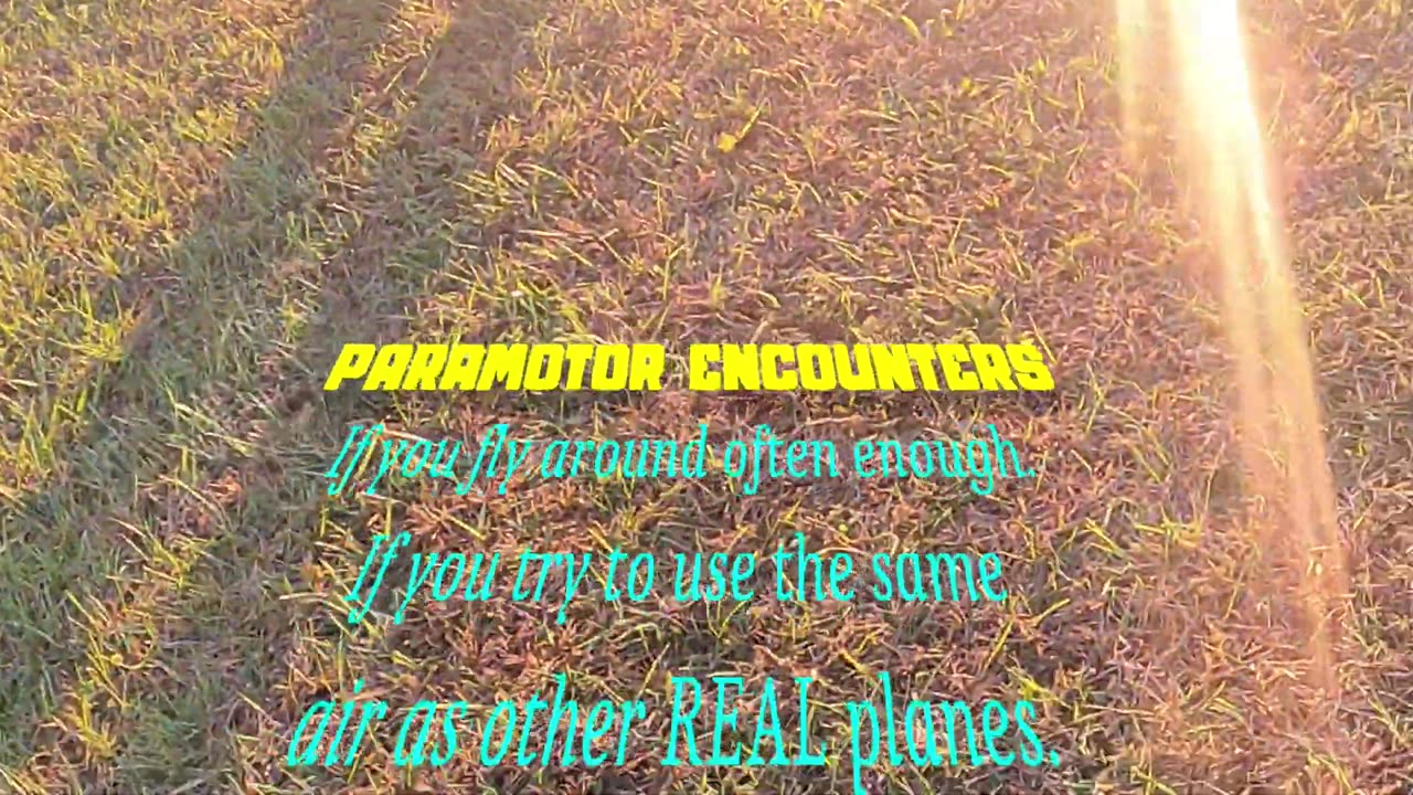 Paramotor fan club member and non-violence