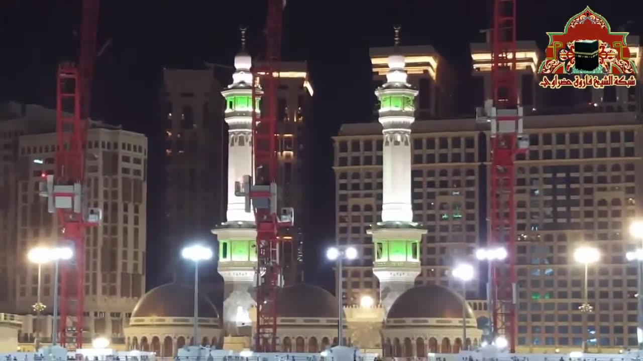 ذان رهيب لصلاة الفجر للشيخ علي ملا من سطح الحرم المكي