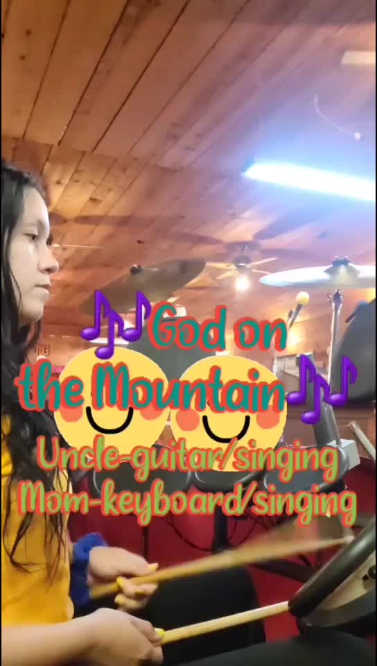 Drums. God on the mountain