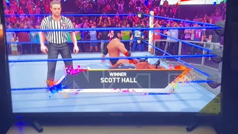 Scott Hall Win Over Ashante Thee Adonis