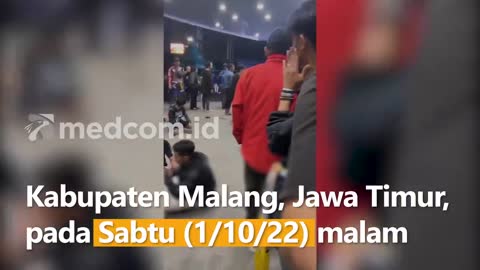 Eksklusif, suasana evakuasi jenazah Suporter Arema FC