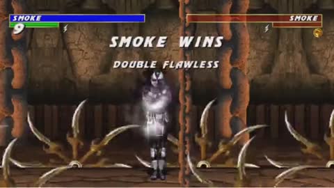 Classic game Mortal Combat All Fatality (demostration).