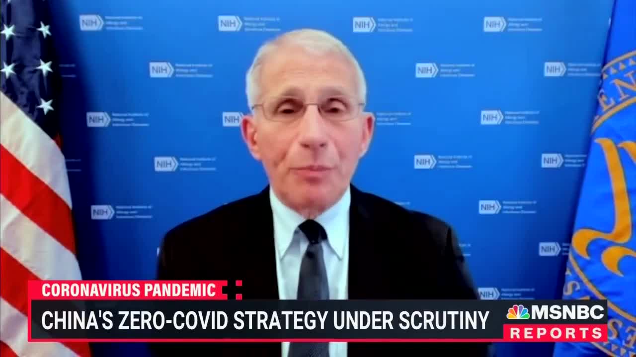 Dr. Fauci: "You use lockdowns to get people vaccinated."