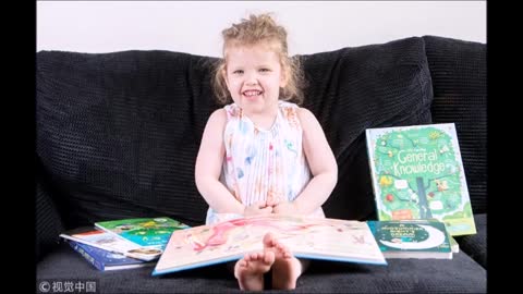 Inglesa de 3 anos tem o QI mais alto do que o de Albert Einstein