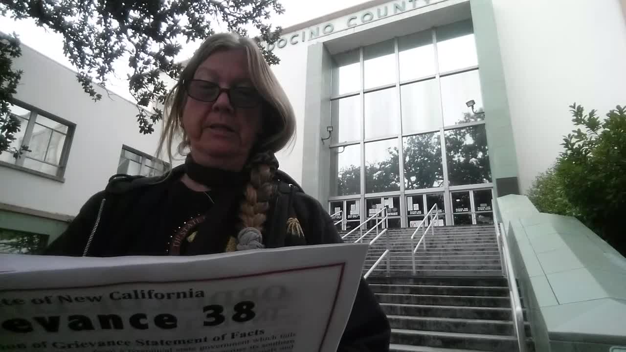 New California State Mendocino Co.Chapter 2 Grievance 38, 2021-01-12