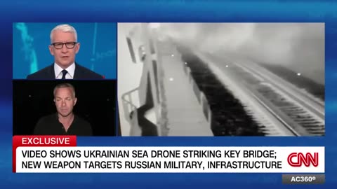 New video shows attack on $4 billion Russian bridge