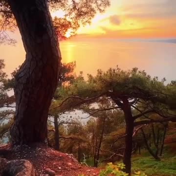 Modrá propast při západu slunce, Krasnodarský kraj