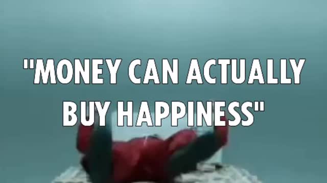 Money can actuallly buy happiness