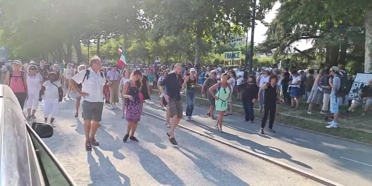 Manifestation Annecy le 21 08 2021