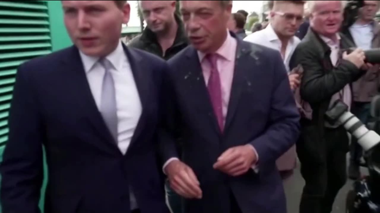 Milkshake Thrown Over Nigel Farage During Clacton Campaign Launch: A Symbol of Political Frustration