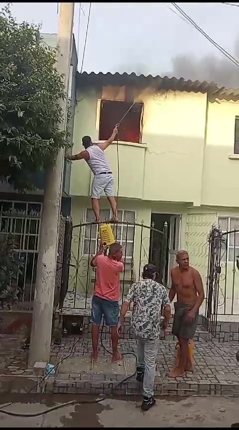 Incendio en casa de Villas de La Candelaria