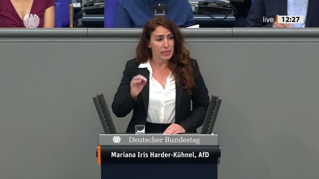 Mariana Iris Harder-Kühnel Rede vom 06.09.2022 - Familie, Senioren, Frauen und Jugend