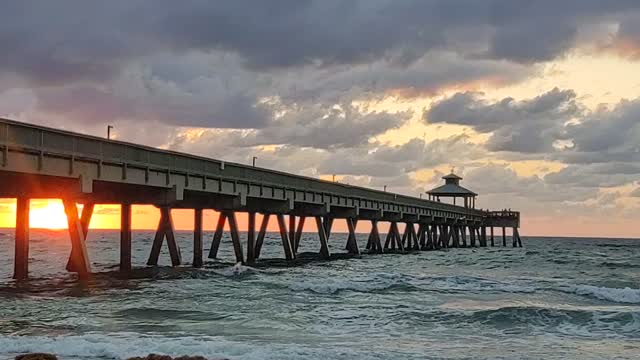 Pier sunrise