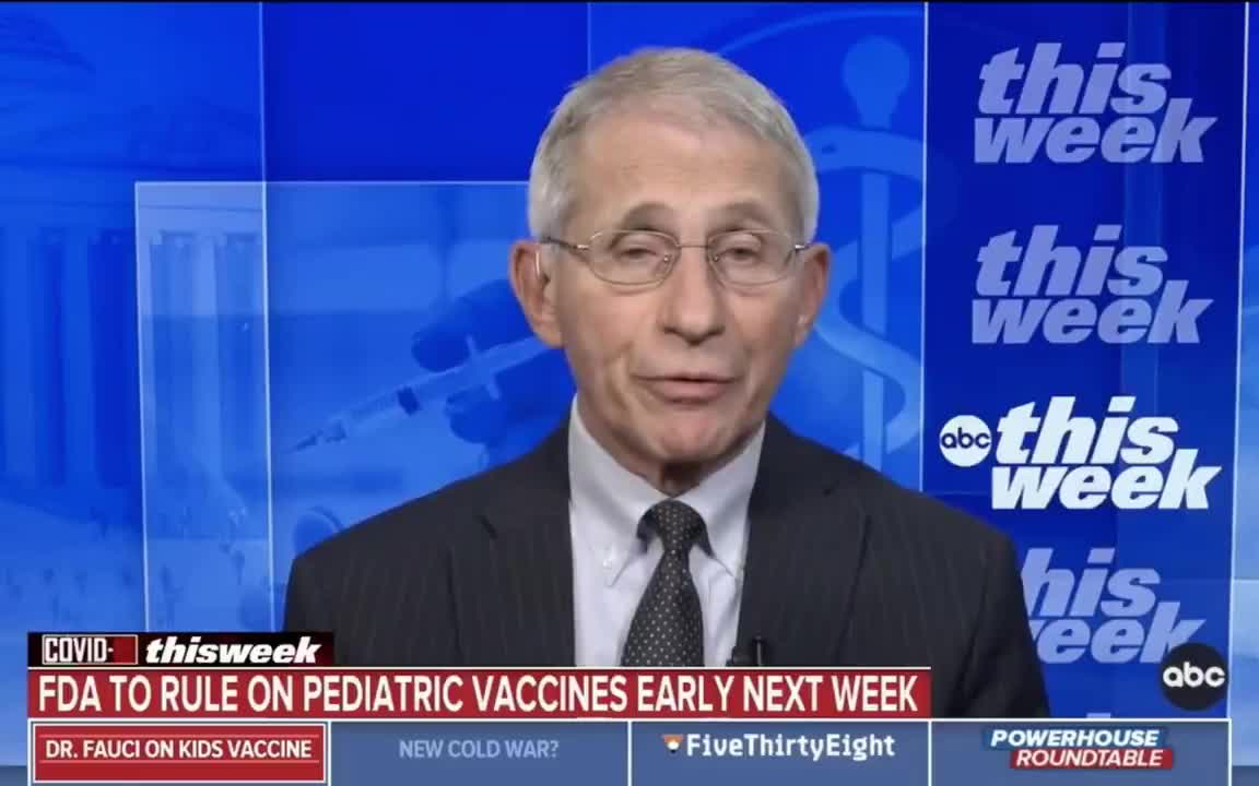 Fauci Vaccines for Children 10/24/21