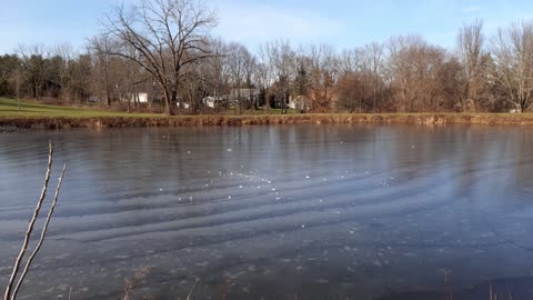 Throwing Ice on a Frozen Lake