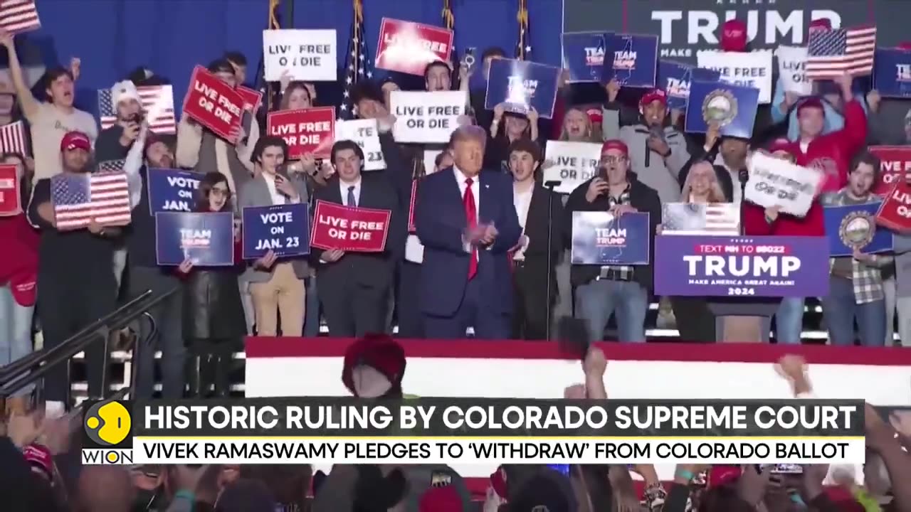 Colorado Supreme Court Declares Donald Trump 'Ineligible' for White House