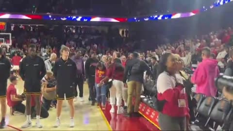 LeBron James Disrespects The National Anthem..