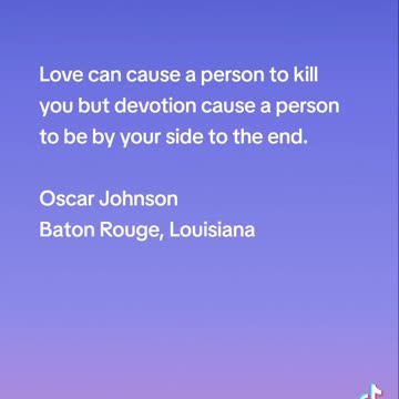 Oscar Johnson sayings part 7