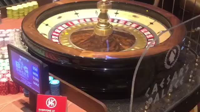 Bad day in vegas on the Roulette Table