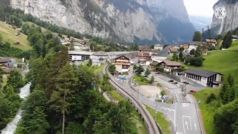 most beautiful Switzerland train seen #switzerland#train