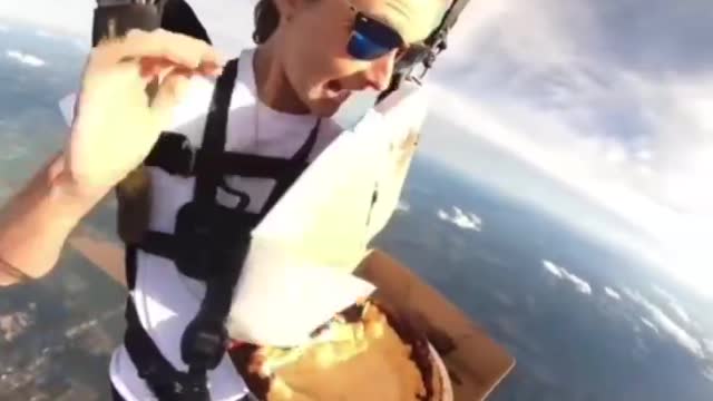 Have you ever eaten cake while skydiving hahahahahaha