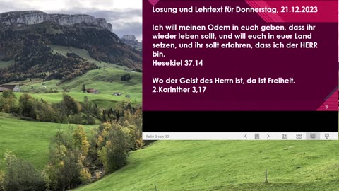 Losung - Wort zum Tag 21.12.23