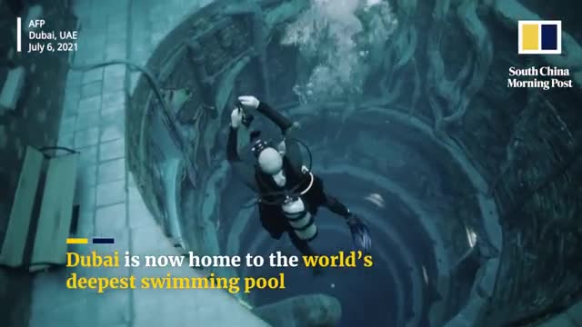 World’s deepest pool with a ‘sunken city’ opens in Dubai