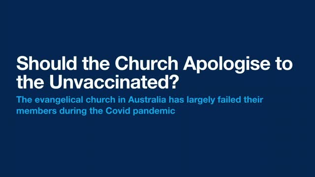 The Church Owes the Unvaccinated an Apology