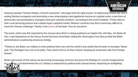 Pentagon Holds Event Promoting “Democratic Socialism” To Defeat China