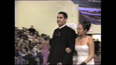 2000-01 WPHS Vids 113 Prom 079 Grand March Couple 52 by Glenn Strader