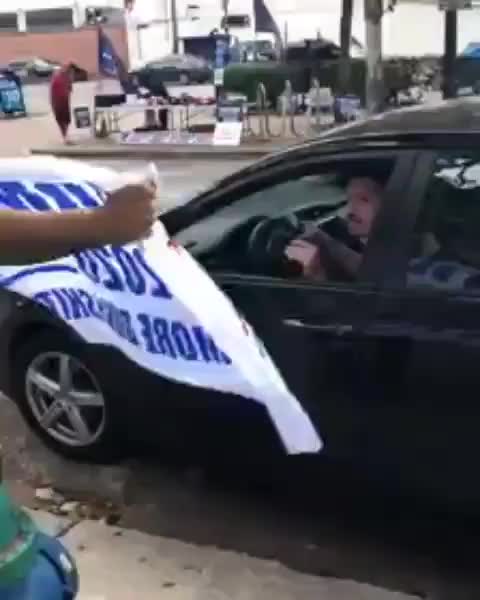 Instant karma to a Trump hater