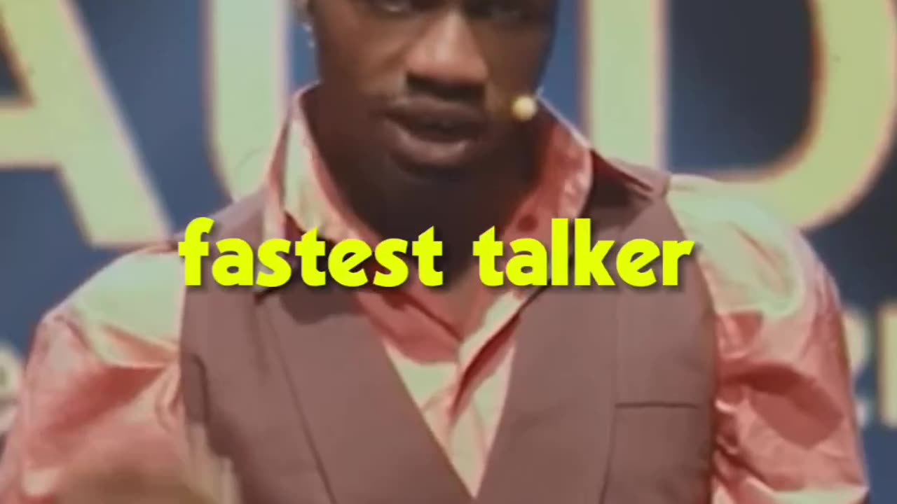 The fastest talker