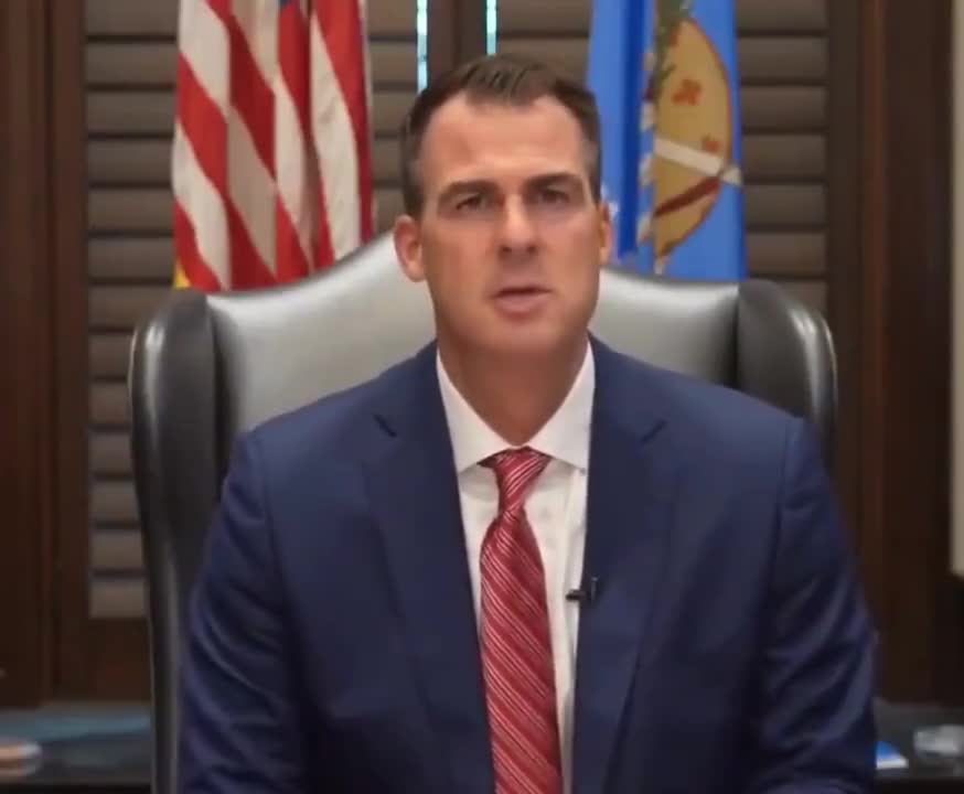 Oklahoma Gov. Kevin Stitt announces that he is going to sue Joe Biden over the vaccine mandate