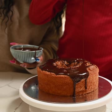 Decorating A Cake With Daughter
