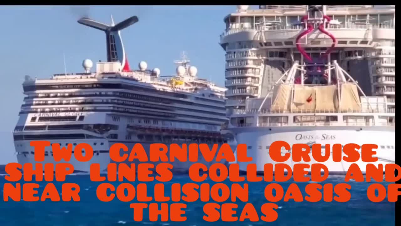 Maritime accident cruise ships collision