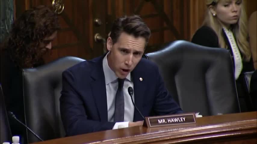 Hawley Goes NUCLEAR On Biden Nominee