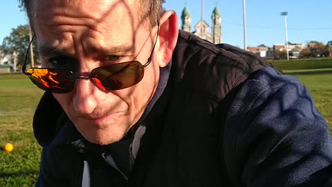 Everest in her playology ball