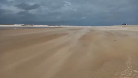 String wind on the beach